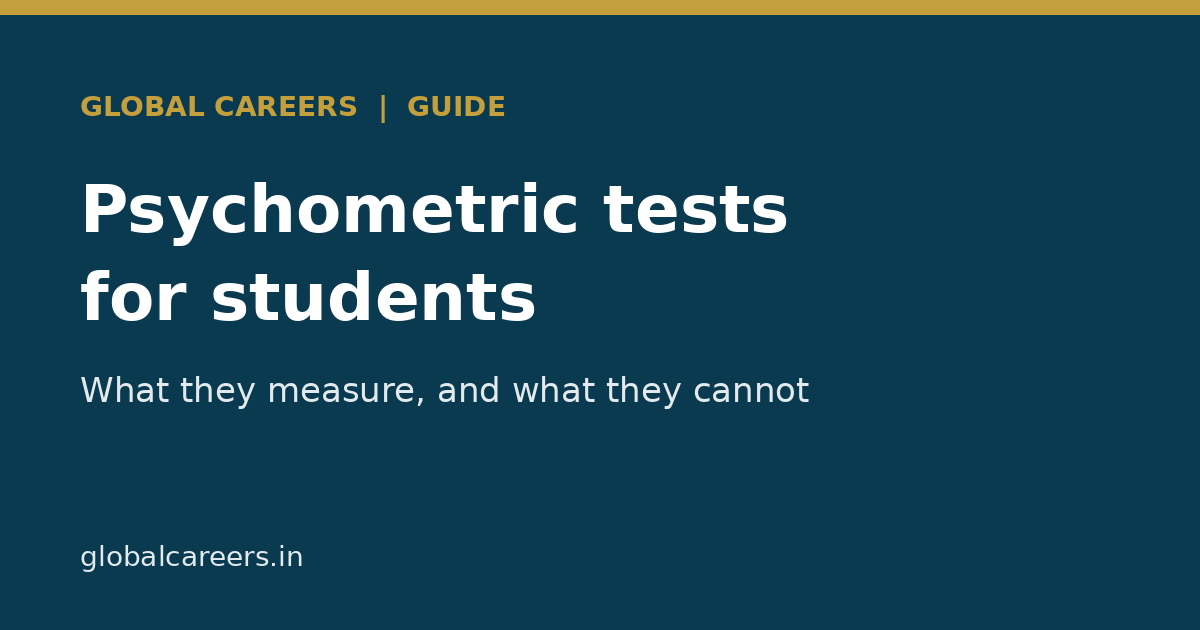 Guide: psychometric tests for students